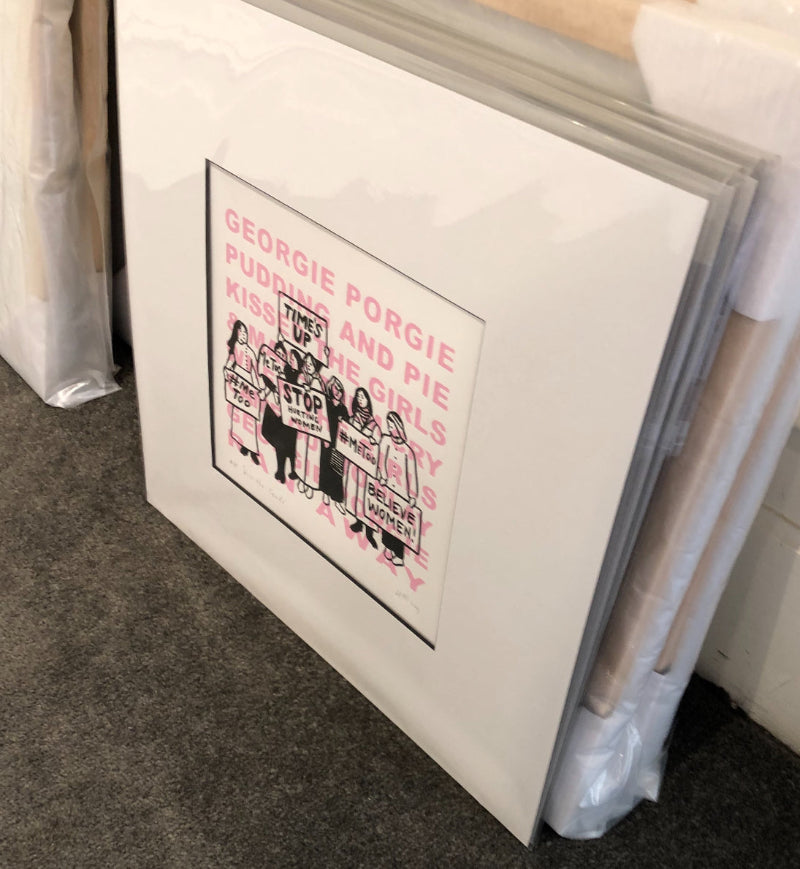 Kiss the Girls unframed