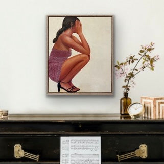 Blindside figuarative painting Melbourne artist