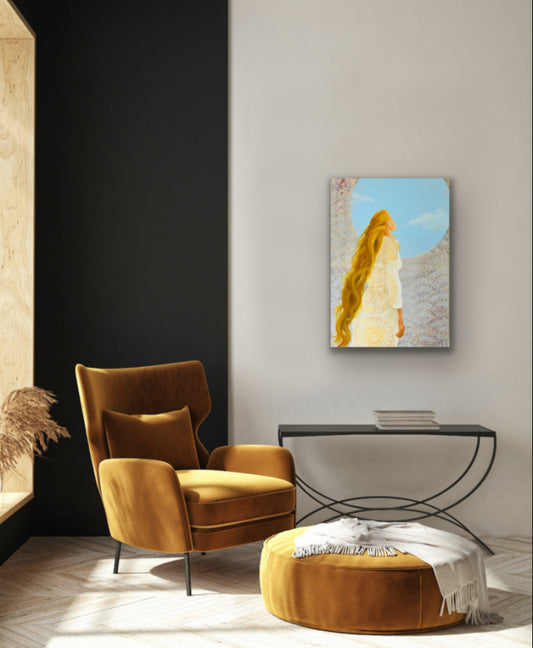 Danae painting hanging