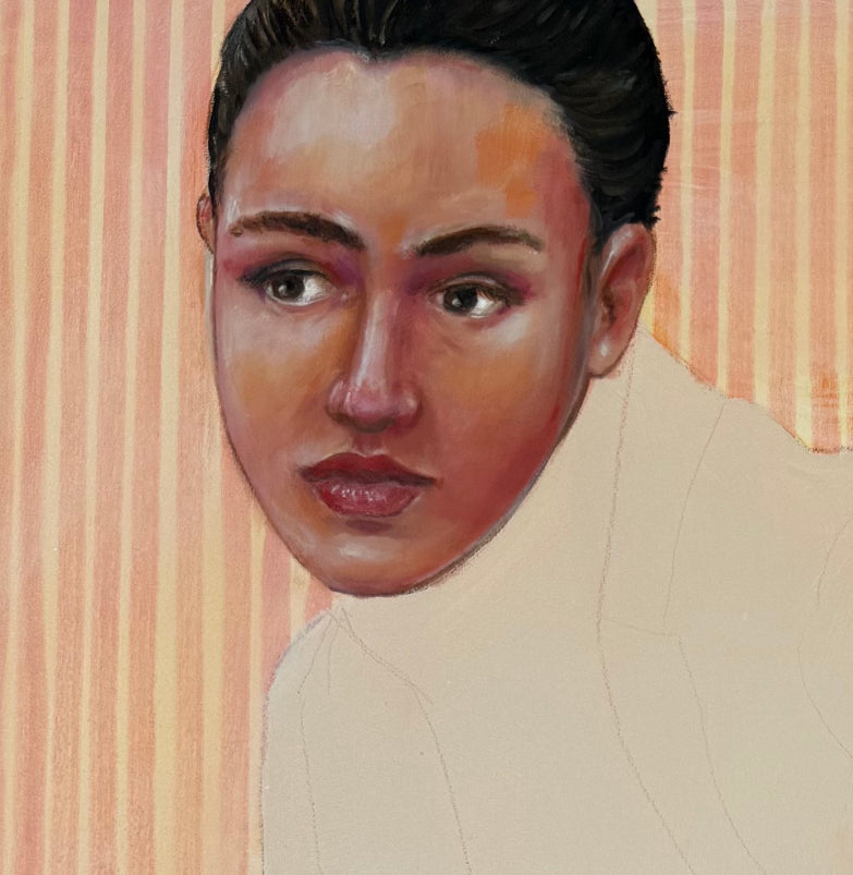 Diamond Formation figurative painting detail