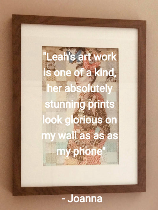 Client testimonial art print