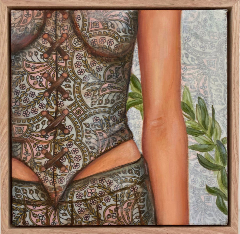 Product Athena painting by artist Leah mariani