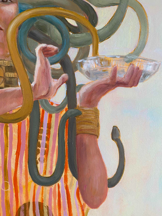 Product Medusa After Klimt painting detail