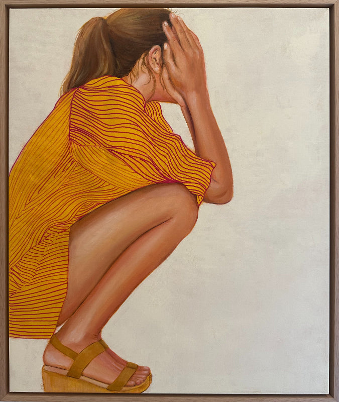 Product Sideline fashion painting by Leah Mariani