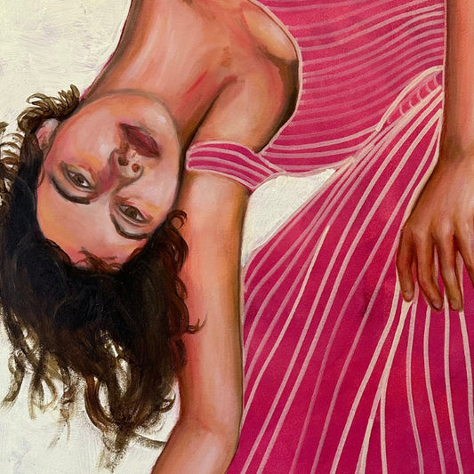 Product Wing Attack pink painting detail