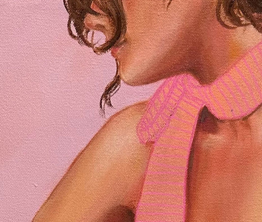 Step Up painting detail by Leah Mariani