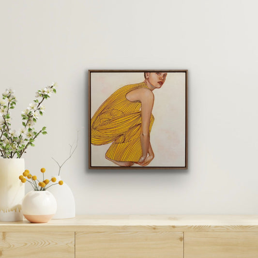 Touchdown painting hanging in home