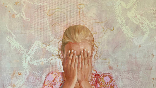 Medusa painting by Leah Mariani