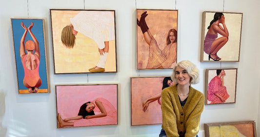 Artist in studio