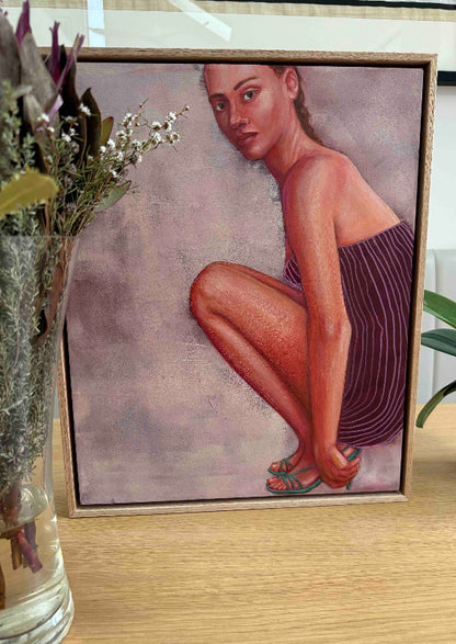 Ankle_tap_purple_figurative_painting_styled