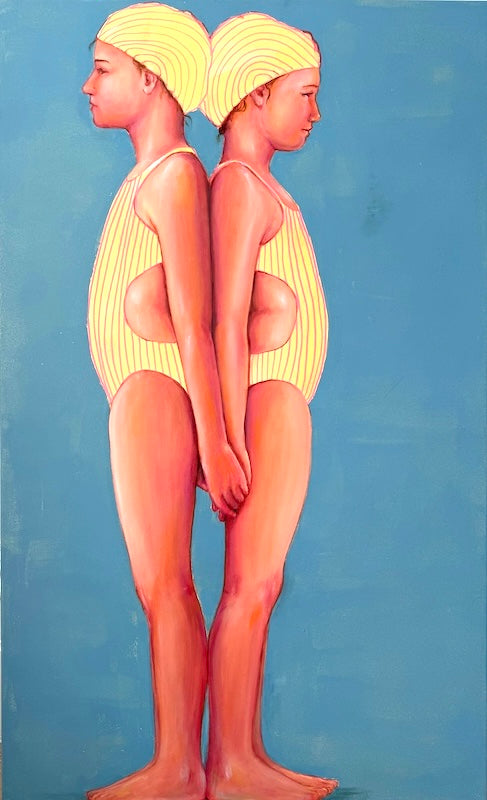 Backup Plan feminist painting Leah Mariani girls