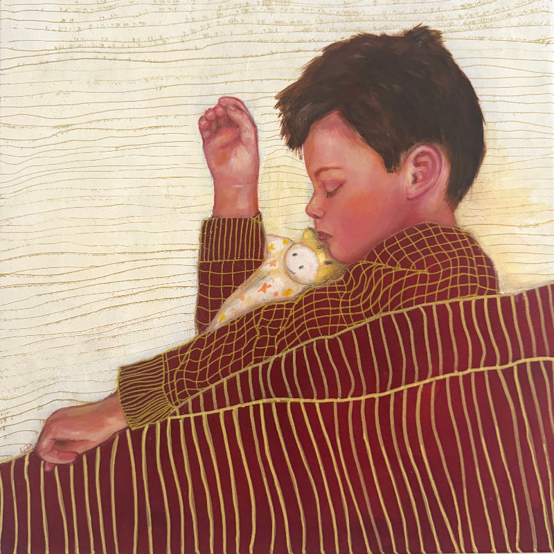 Commissioned painting Sleeping boy 2