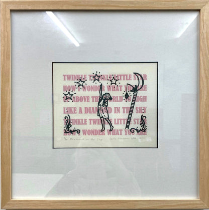 Diamond in the Sky little girl print Melbourne artist