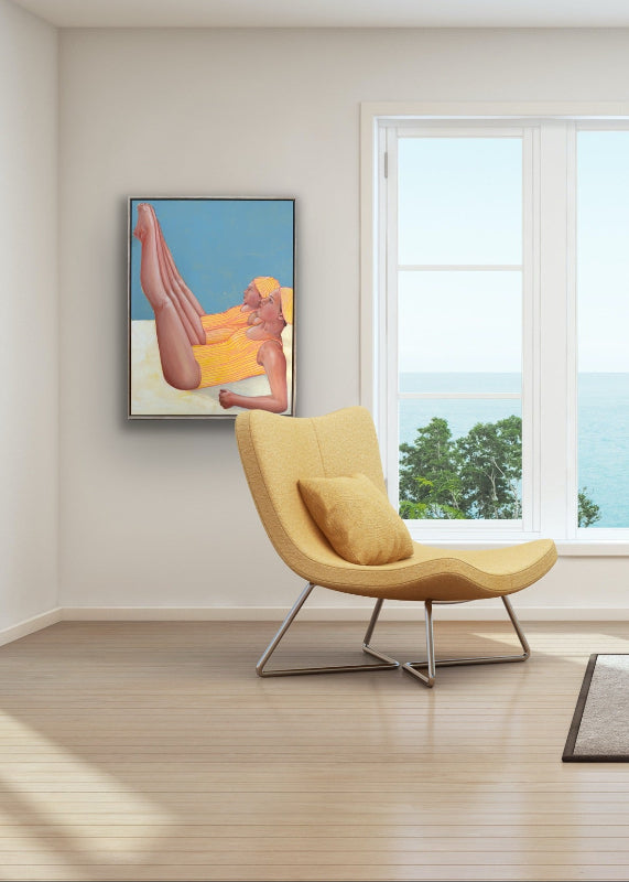 Doubles_Swimmers_painting_LeahMariani_artwork-hanging