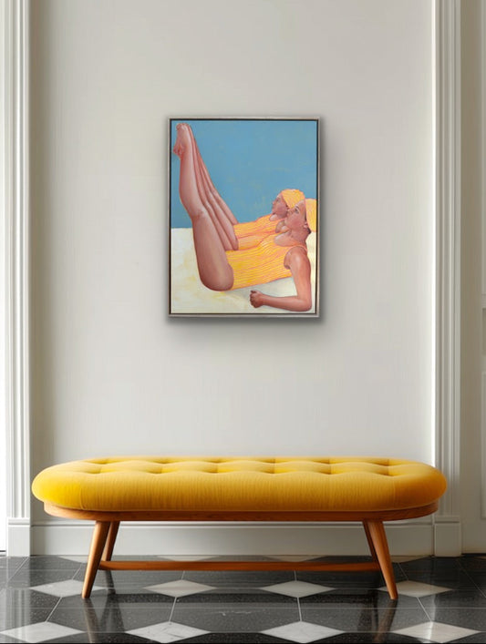 Doubles_Swimmers_painting_LeahMariani_home-style