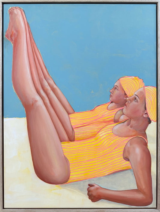 Doubles_Swimmers_painting_LeahMariani_stripe-bathers
