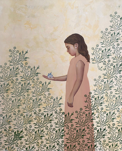 Dream Big feminist painting by Leah Mariani australian artist