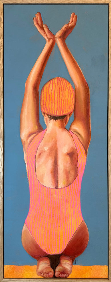 Dream Catcher swimmer painting