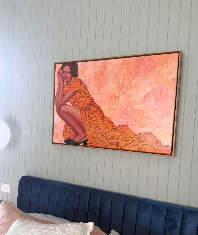 Free_Flow_orange-painting_hanging-artist-home