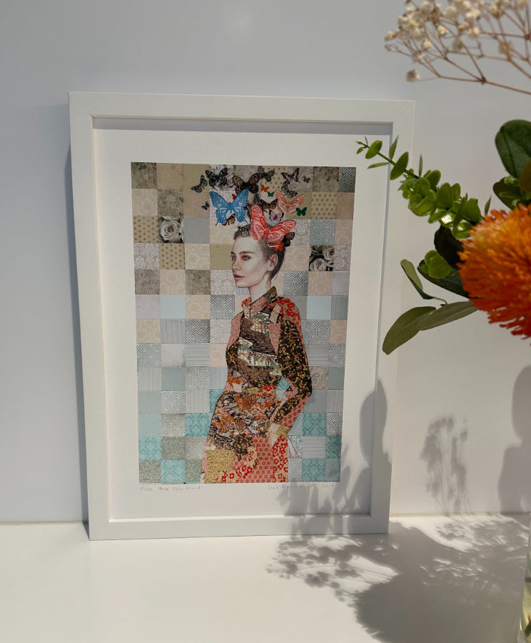 Free Your Mind A3 print framed Australia