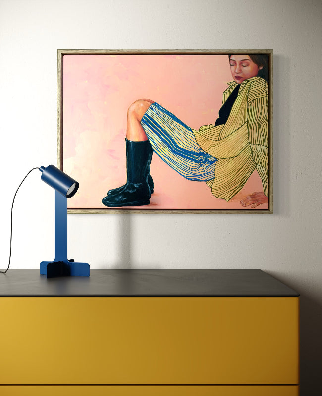 Goal Defense figuarative stylish painting