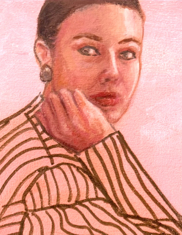 Half_Time_small-pink-figurative-painting-detail_face