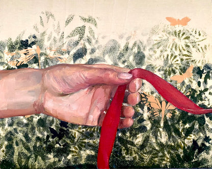 Hand of Fate #4 painting by Leah Mariani
