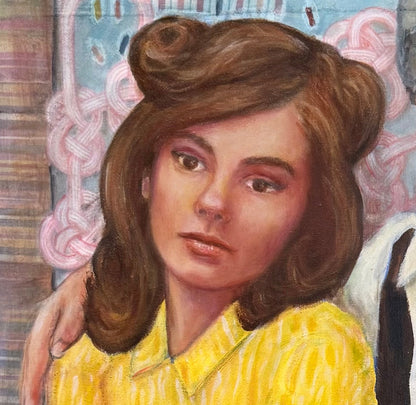 HanselandGretel-painting_artwork_detail-girl-yellow-dress