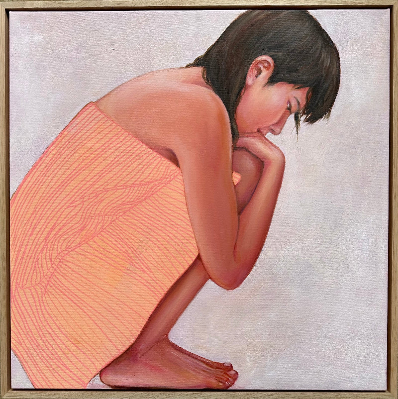 Home Ground painting Melbourne artist Leah mariani