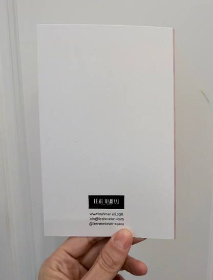 Individual contained blank gift cards white back with logo