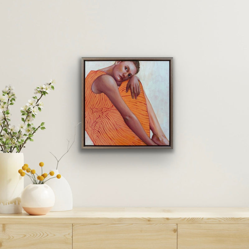 Inner centre painting woman hanging