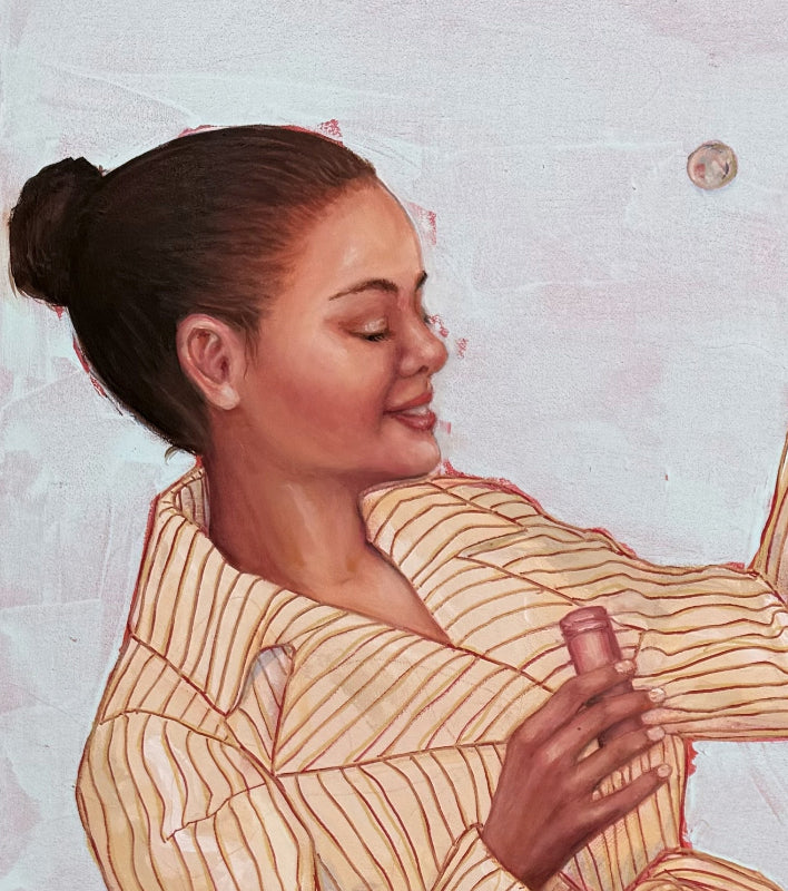 Kick_Start_painting_woman_blowing_bubbles_detail-face