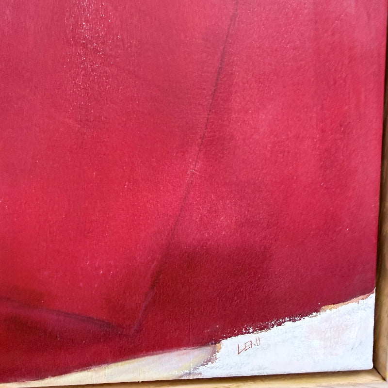 Make_a_Wish_painting-red-coat_detail_signature