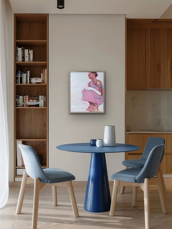 MidasTouch_painting-woman_white-gloves_Leah-Mariani_stylish-home