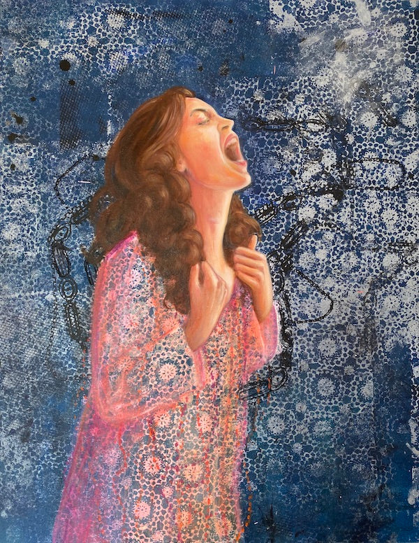 Persephone painting Leah Mariani Australia