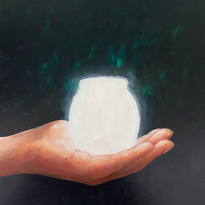 Product A Little Hope paintng of light by Leah Mariani Melbourne artist