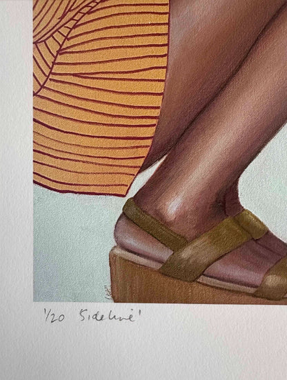 Sideline limited edition artist print