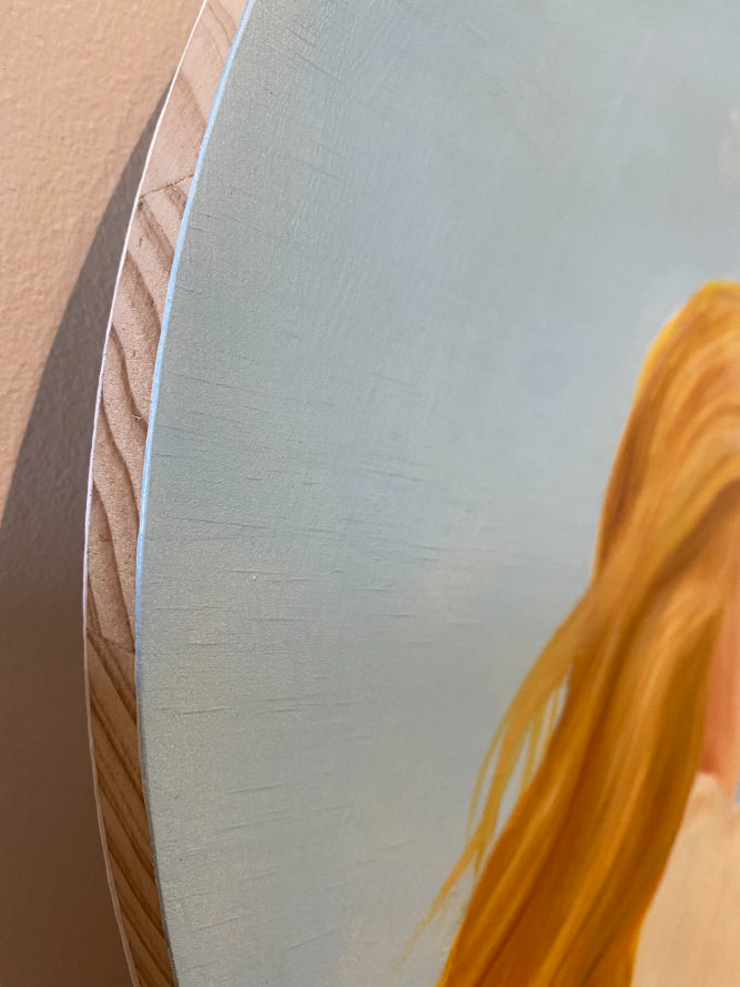 Sun Worship painting edge wood