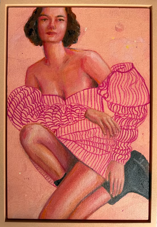 Zed_Defense_PINK_MINI_Painting_LeahMariani